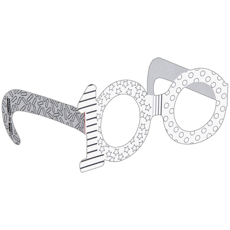 Really Good Stuff Ready-to-Decorate 100th Day Glasses - Image 2
